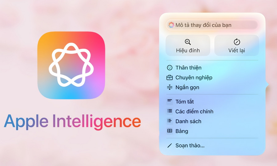 Mẹo dùng công cụ viết của Apple Intelligence trên iPhone