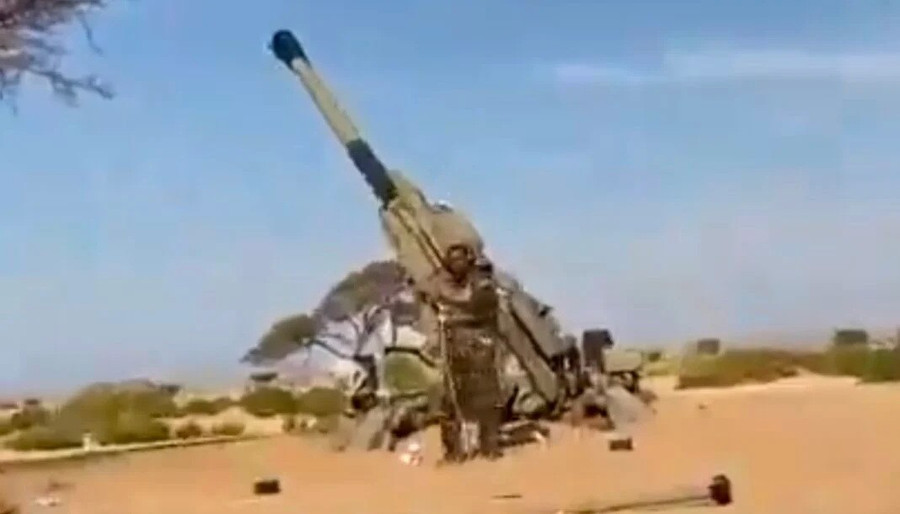 Pháo 155 mm AH4 của Trung Quốc xuất hiện tại Yemen