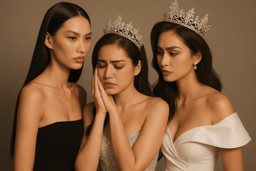Xôn xao lùm xùm tình ái giữa siêu mẫu và hai hoa hậu Vbiz