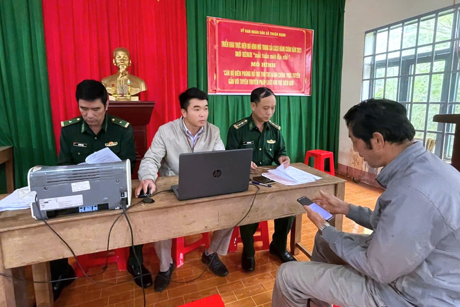 Xã biên giới Thuận Hạnh nâng chất lượng phục vụ Nhân dân