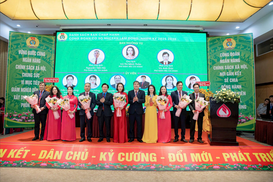 Đại hội Công đoàn cơ sở ngân hàng chính sách xã hội tỉnh Lâm Đồng