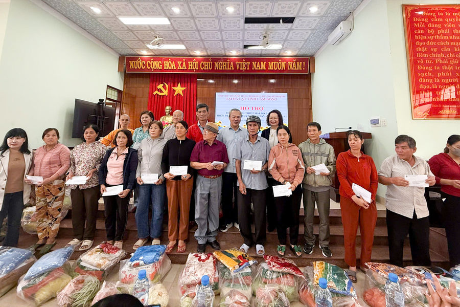 Hơn 400 triệu đồng hỗ trợ người dân vùng mưa lũ tại Gia Lai