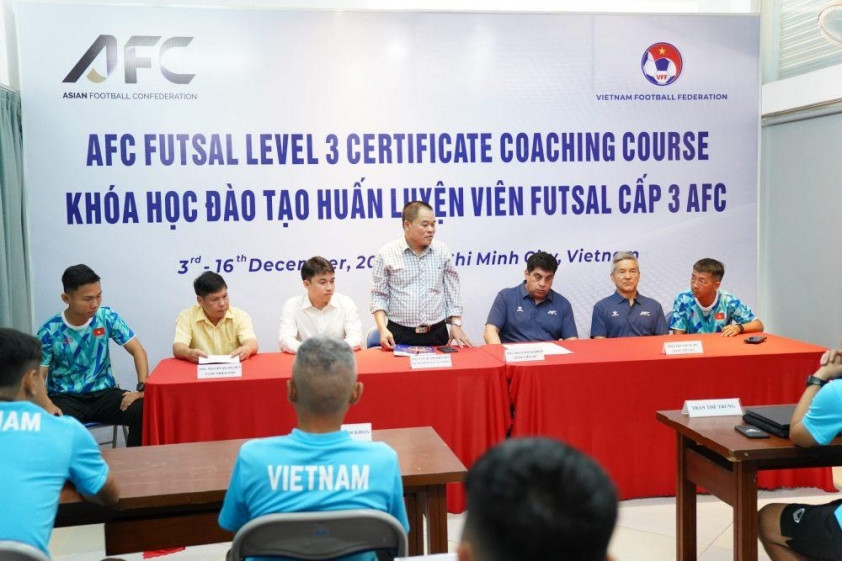 AFC mở khóa đào tạo HLV Futsal cấp cao nhất tại Việt Nam