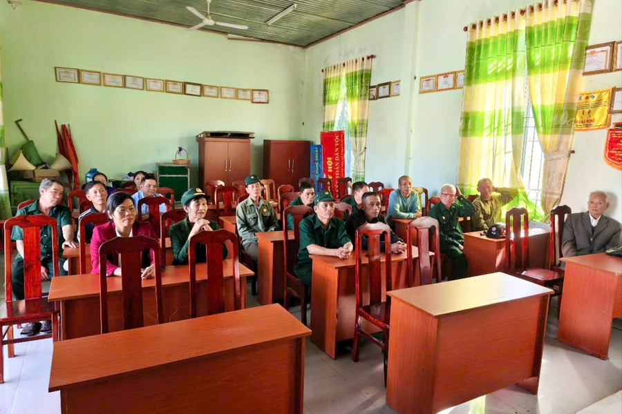 Cựu chiến binh xây dựng tổ chức cơ sở Hội vững mạnh toàn diện