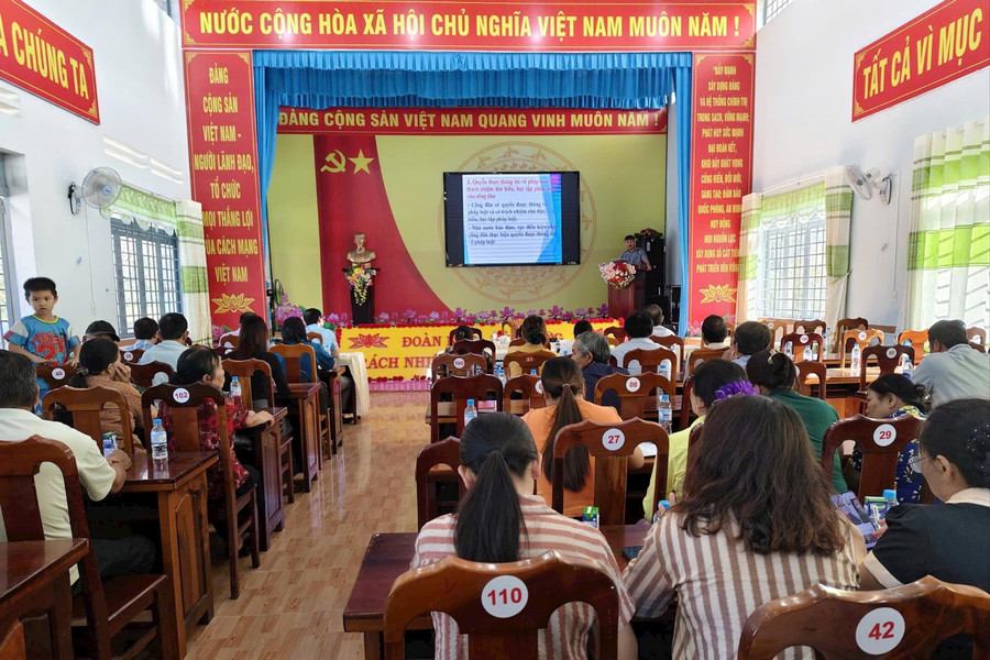 Lâm Đồng nâng chất tiêu chí pháp luật, tạo đà cho nông thôn mới