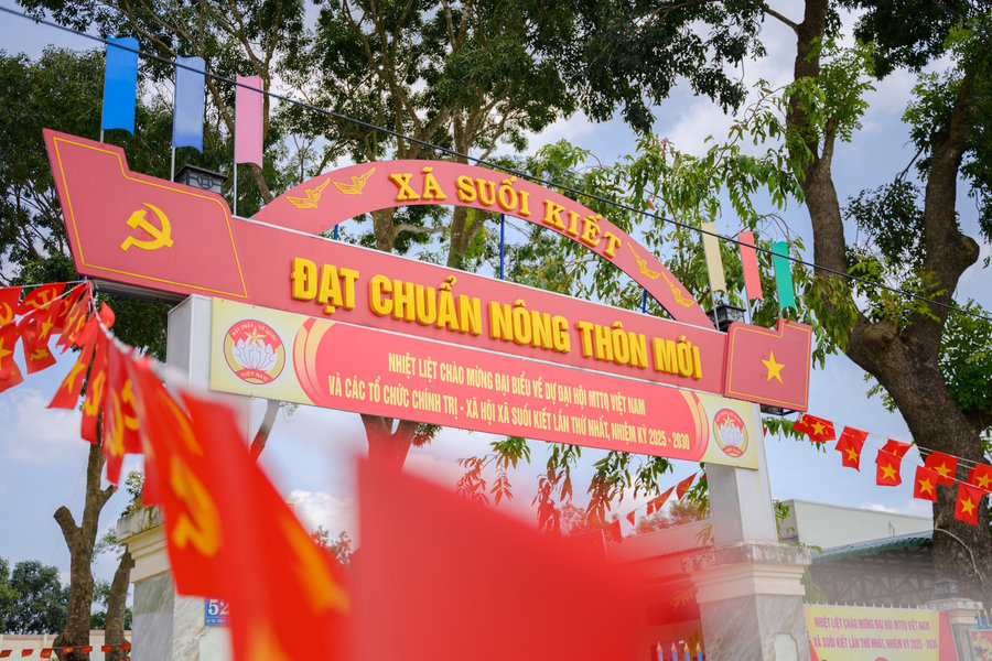 Suối Kiết vững vàng trên hành trình xây dựng nông thôn mới