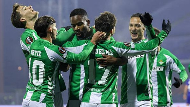 Real Betis hạ gục Dinamo Zagreb 3-1 sau 7 phút bùng nổ