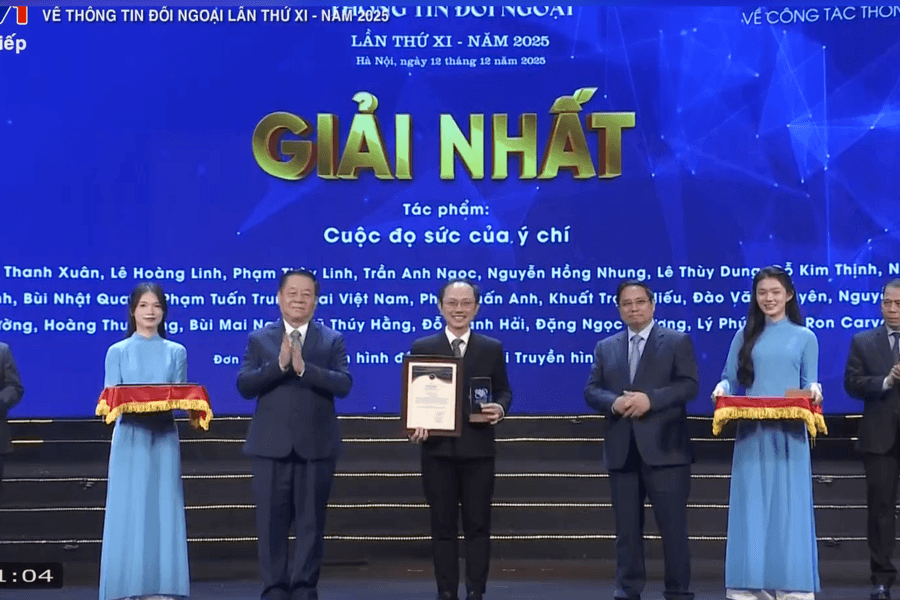 Đài THVN giành giải Nhất tại Giải thưởng Thông tin đối ngoại XI