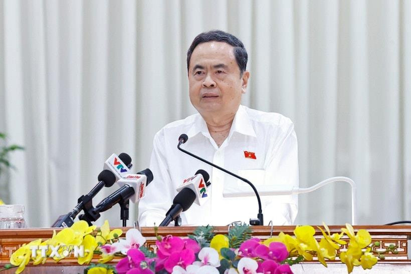 Chủ tịch Quốc hội Trần Thanh Mẫn tiếp xúc cử tri sau Kỳ họp 10, Quốc hội khóa XV