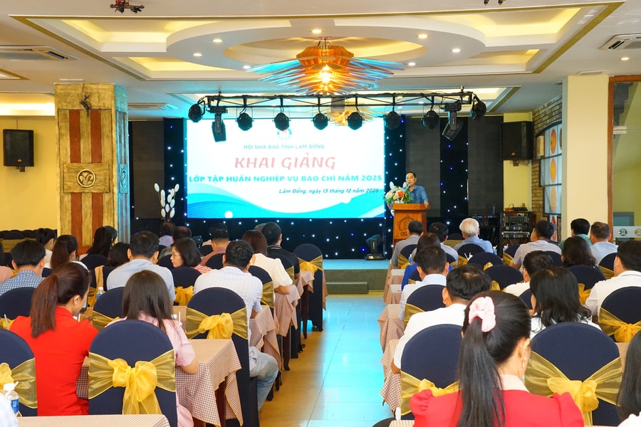 Hội Nhà báo Lâm Đồng bồi dưỡng nghiệp vụ báo chí cho hội viên