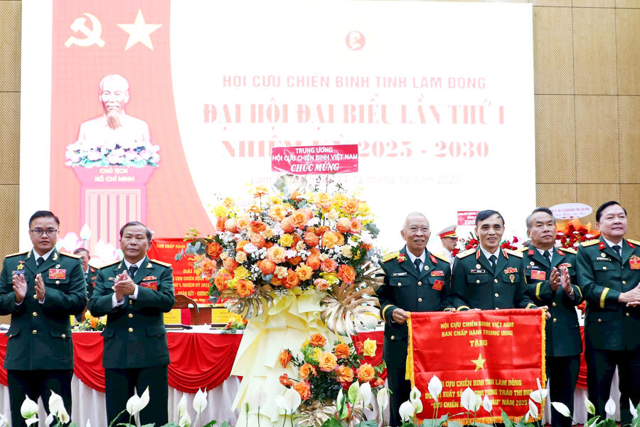 Đại hội Hội Cựu Chiến binh tỉnh Lâm Đồng lần thứ I, nhiệm kỳ 2025 – 2030
