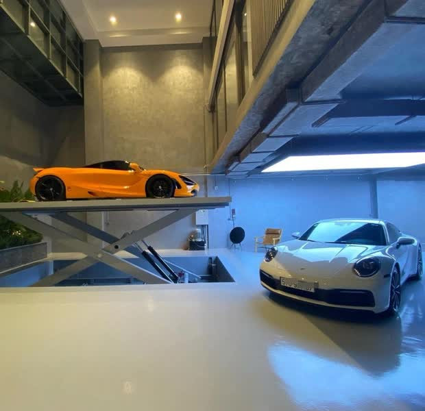 Garage Cường Đô La: Siêu xe được đưa vào phòng khách