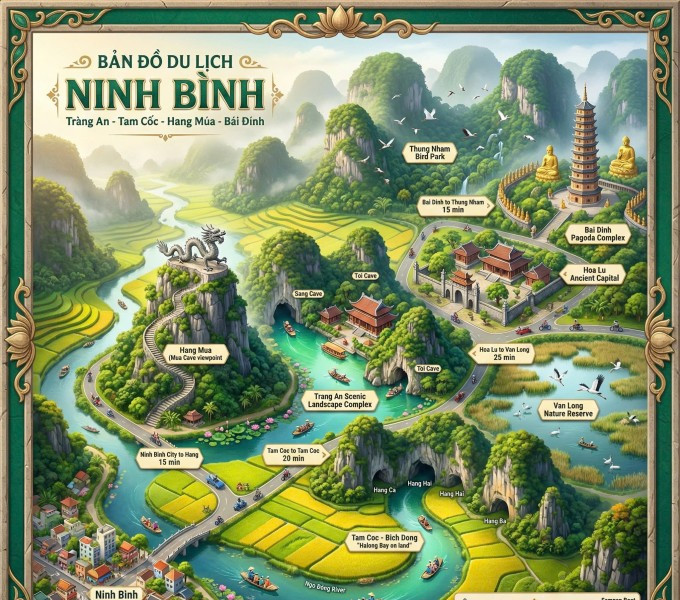 Ninh Bình: Cẩm nang khám phá vùng đất 'Hạ Long trên cạn'