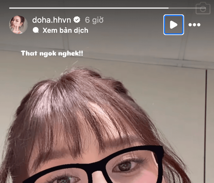 Hoa hậu Đỗ Thị Hà làm mới hình ảnh với kiểu tóc mái bằng