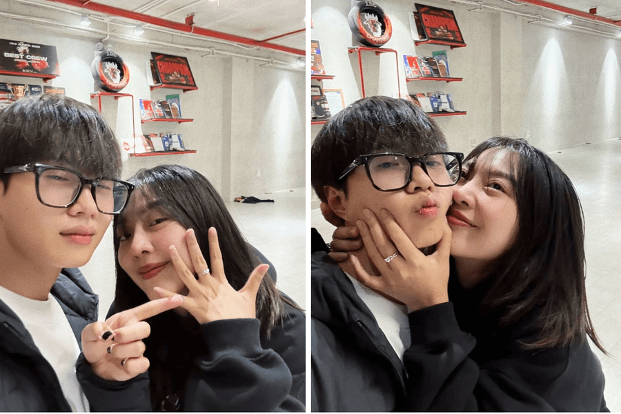 Rapper Low G cầu hôn bạn gái kiêm quản lý Dương Fynn