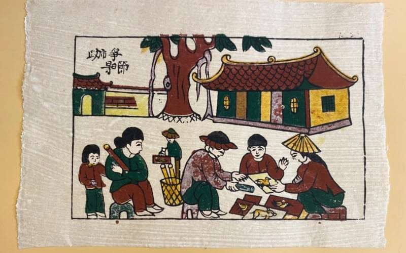 Tranh Đông Hồ: Di sản văn hóa độc đáo trên giấy điệp