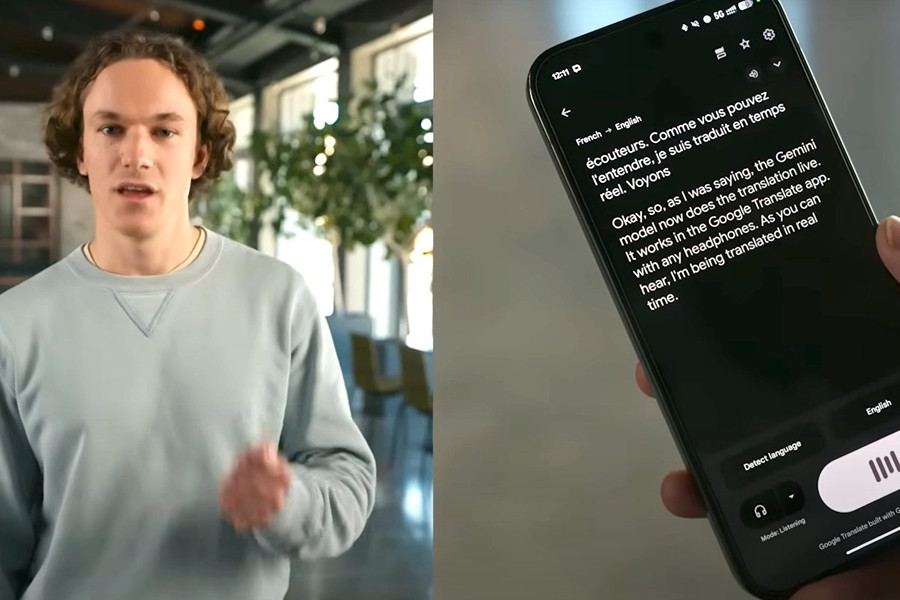 Google Dịch tích hợp Gemini AI: Dịch hội thoại với mọi tai nghe