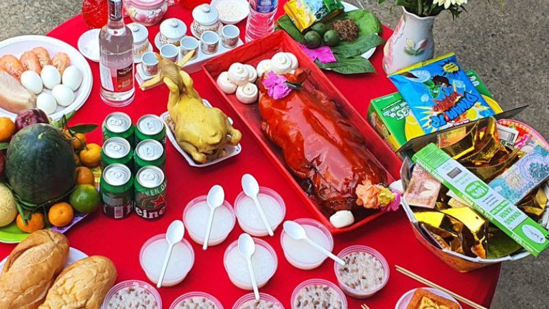 Hướng dẫn cúng tất niên công ty: Mâm lễ và văn khấn chi tiết