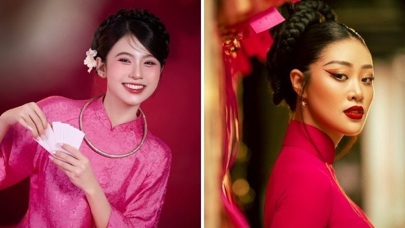 Mẹo makeup chụp ảnh áo dài Tết đẹp tự nhiên và rạng rỡ