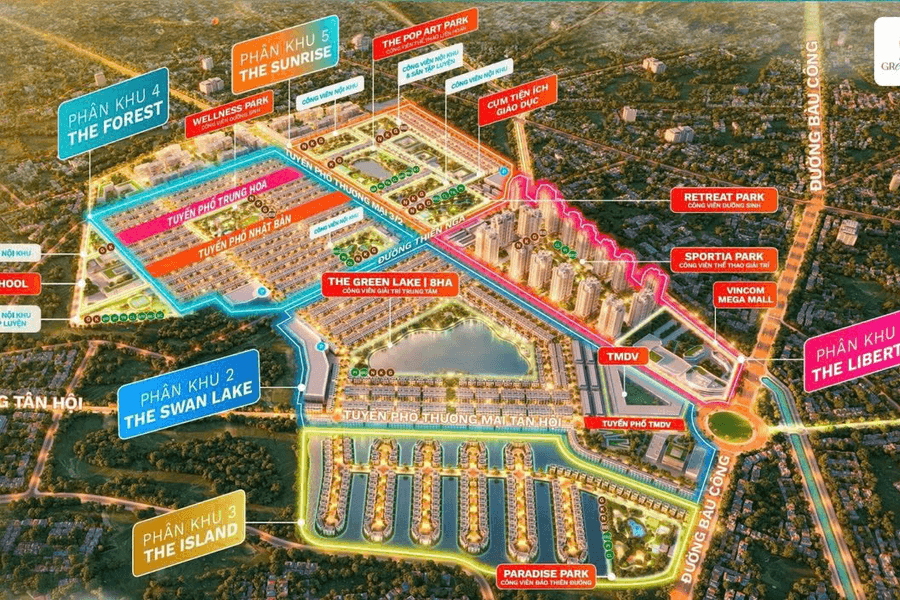 Phân khu The Forest Vinhomes Green City Long An có gì đặc biệt?