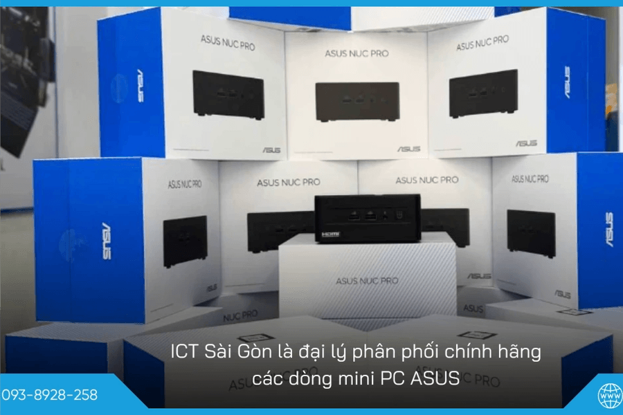 NUC ASUS giá tốt tại ICT Sài Gòn: Hiệu năng ổn định, chi phí tối ưu