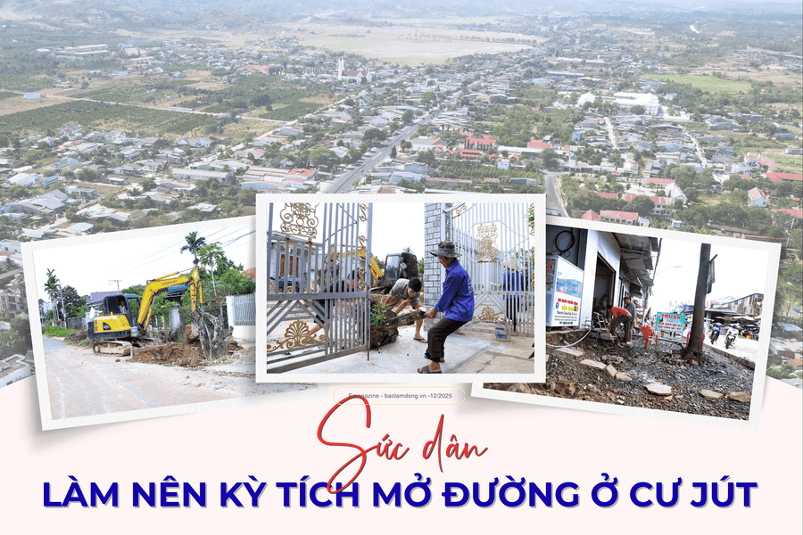 Sức dân làm nên kỳ tích mở đường ở Cư Jút
