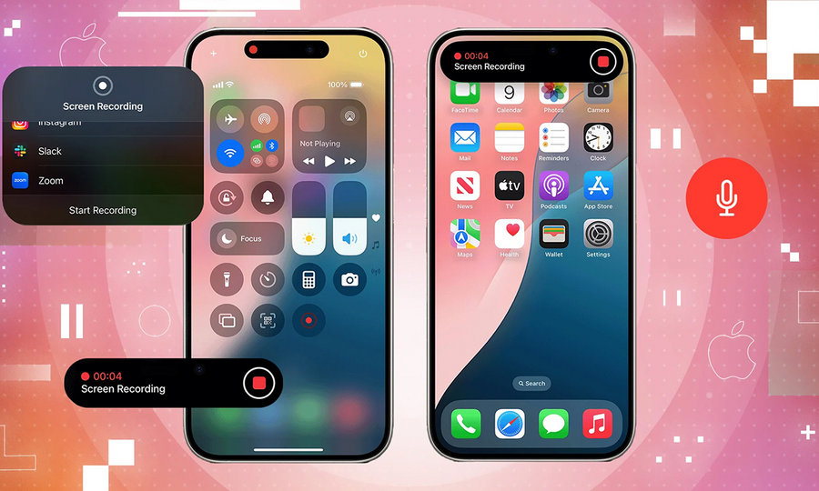 Cách quay màn hình iPhone có tiếng đơn giản không cần app