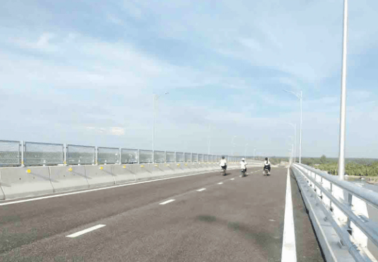 Thông xe hạn chế cầu Đại Ngãi 2 nối TP Cần Thơ và Sóc Trăng