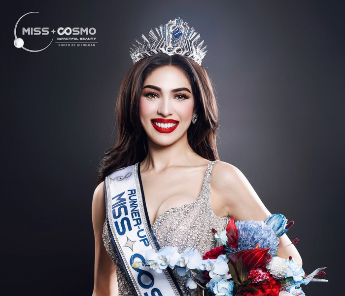 Á hậu Miss Cosmo 2025 lên tiếng về tin đồn bỏ danh hiệu