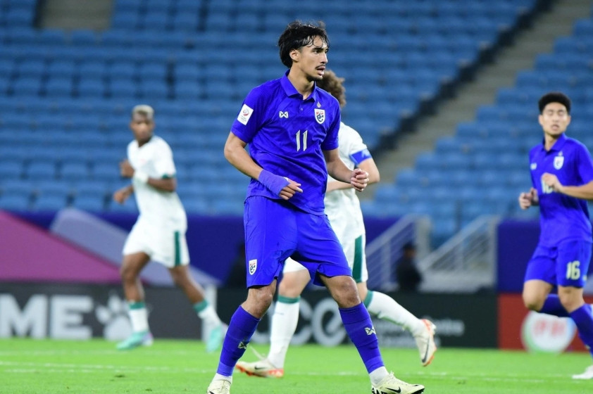 U23 Thái Lan nguy cơ thiếu vắng Erawan Garnier tại VCK U23 châu Á