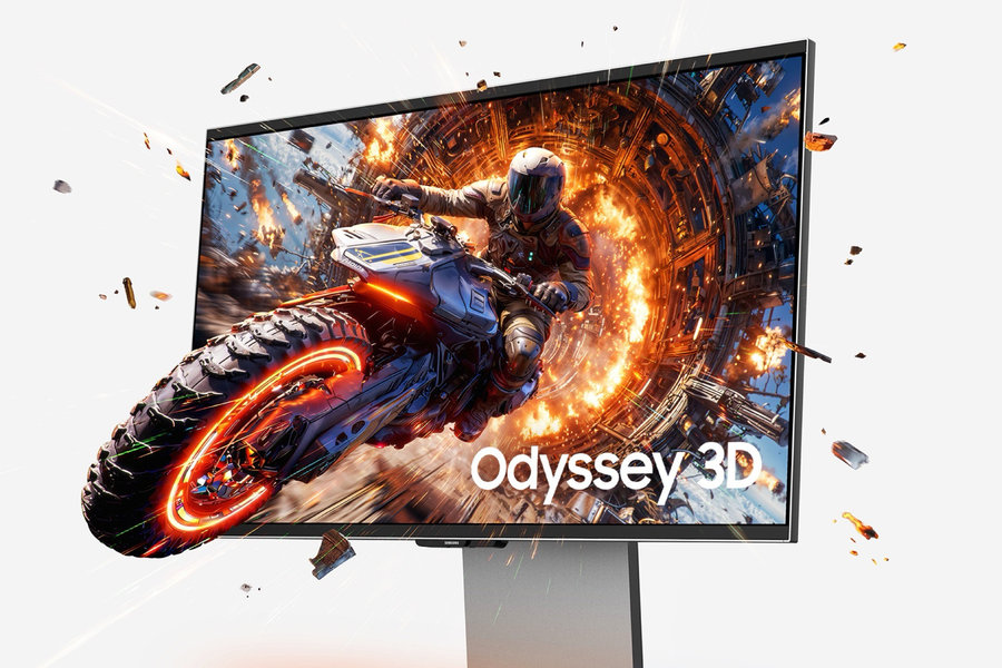Samsung Odyssey G90XH: Màn hình gaming 6K OLED xem 3D không cần kính