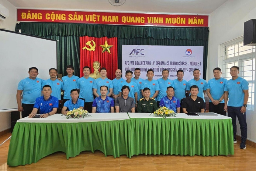 VFF khai giảng khóa huấn luyện viên thủ môn chứng chỉ 'A' AFC
