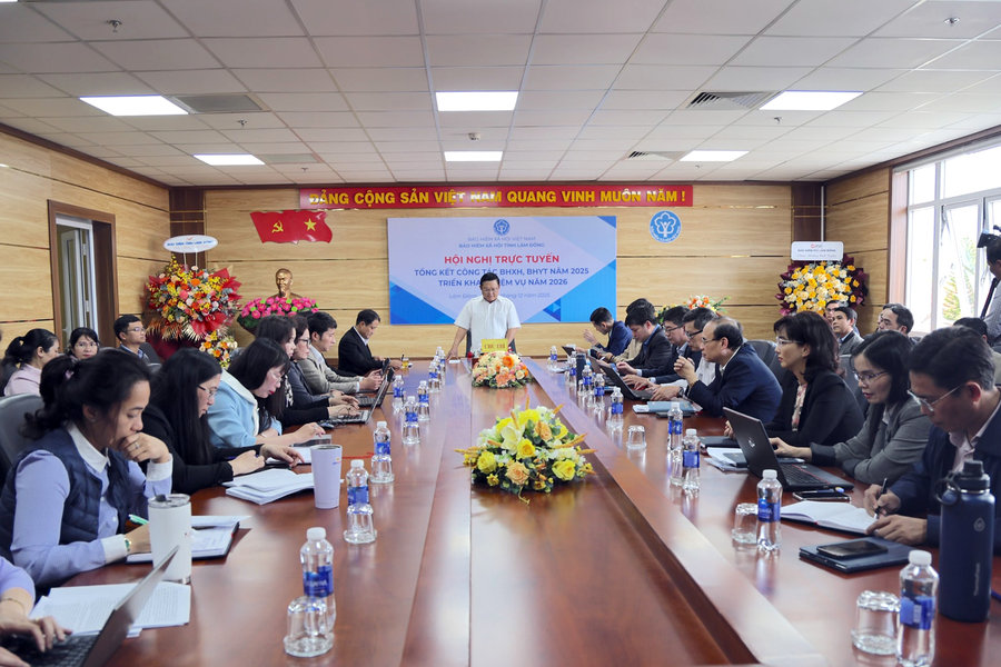 BHXH Lâm Đồng tổng kết năm 2025, triển khai nhiệm vụ năm 2026