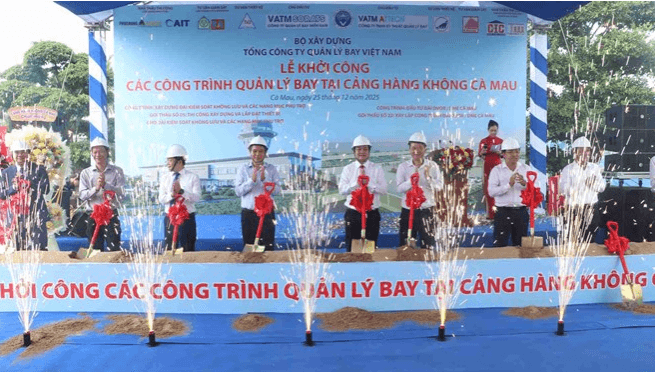 Khởi công hai hạng mục then chốt nâng cấp sân bay Cà Mau