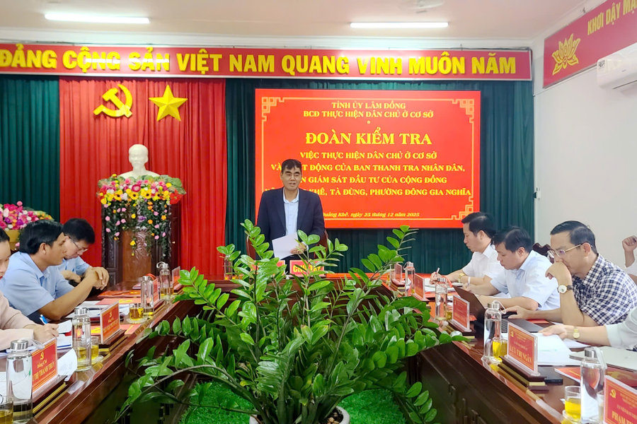 Tăng cường thực hiện dân chủ ở cơ sở, phát huy vai trò giám sát của Nhân dân