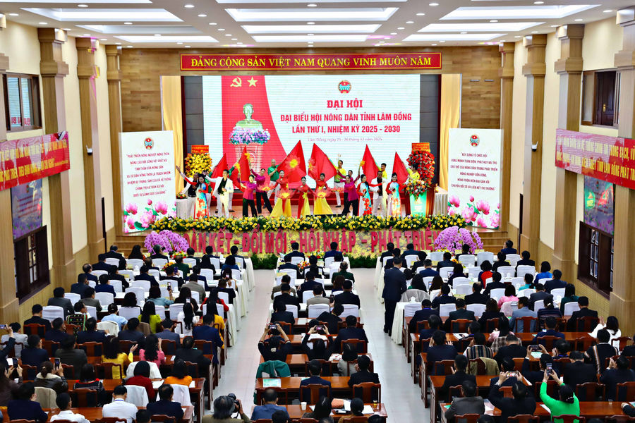 Khai mạc Đại hội Đại biểu Hội Nông dân tỉnh Lâm Đồng lần thứ I