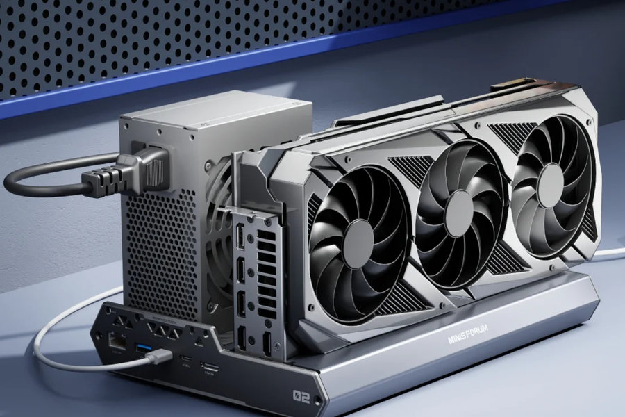 Minisforum trình làng dock eGPU DEG2 hỗ trợ Thunderbolt 5