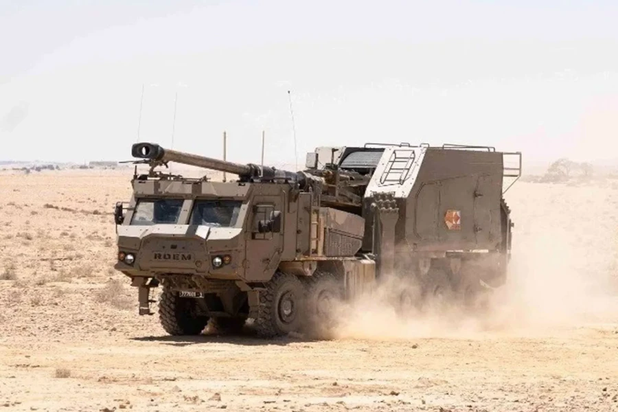 Israel biên chế pháo tự hành SIGMA 155 Roem thay thế M109