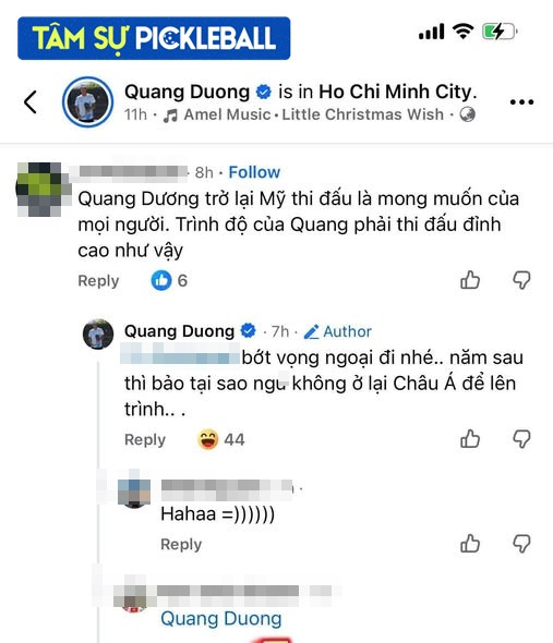 Quang Dương đáp trả gay gắt khi được khuyên về Mỹ thi đấu
