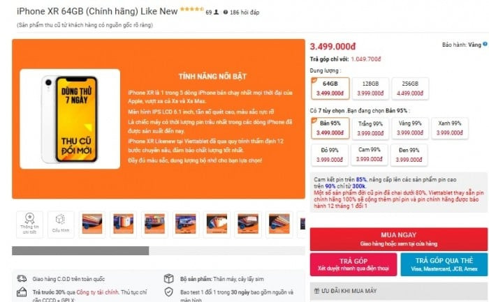 iPhone XR giá từ 3,4 triệu đồng: Lựa chọn bền bỉ năm 2025