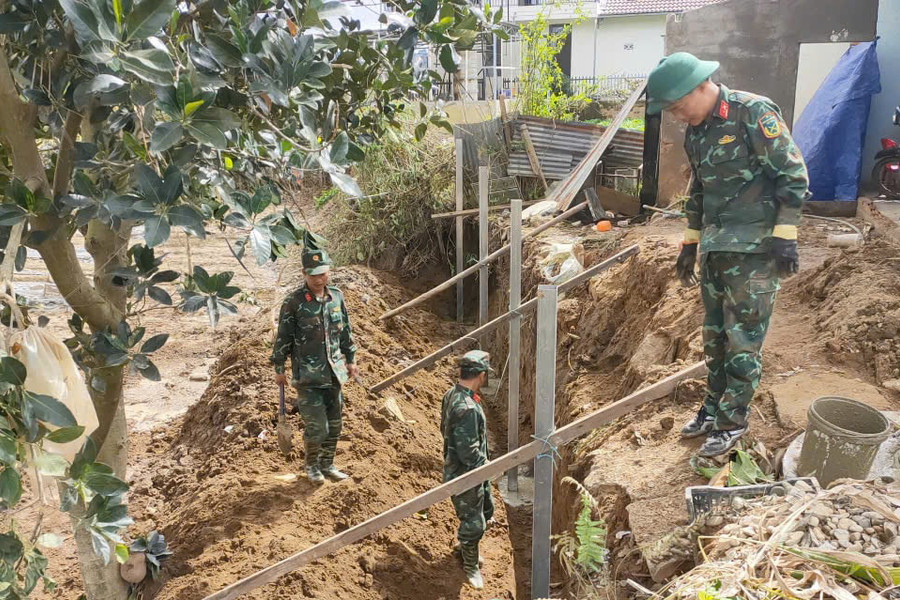 Ban Chỉ huy phòng thủ khu vực 1 – Đức Trọng xung kích trong đợt thi đua cao điểm