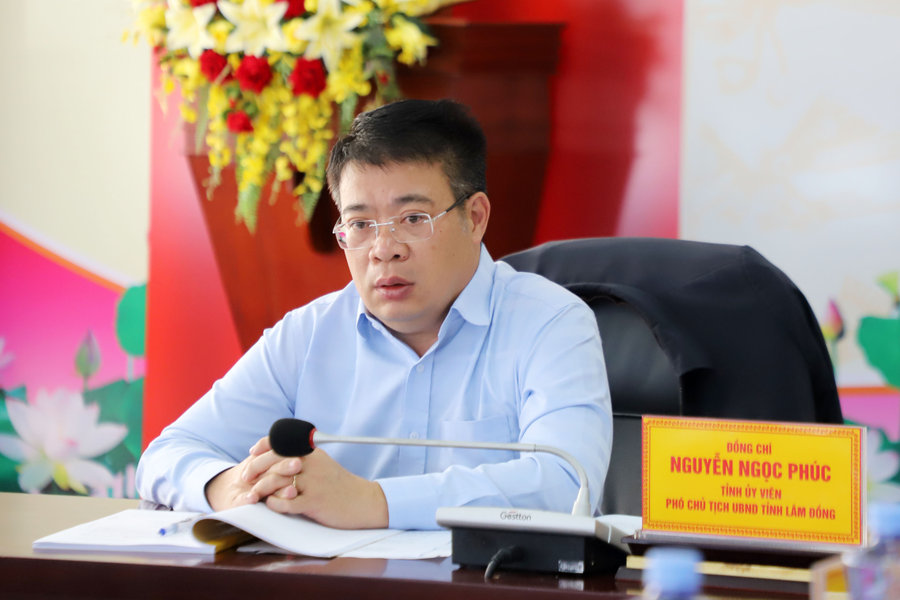 Lãnh đạo UBND tỉnh Lâm Đồng làm việc với doanh nghiệp tháng 12/2025