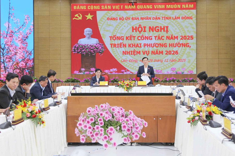 Đảng bộ UBND tỉnh Lâm Đồng chuyển nghị quyết, kế hoạch thành mục tiêu, kết quả cụ thể