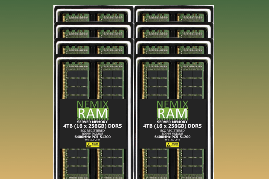 Nemix trình làng bộ nhớ RAM DDR5 4TB giá 77.000 USD dành cho máy chủ AI