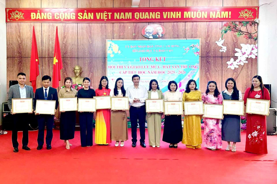 Lâm Đồng trao 54 giải Múa - Hát sân trường cấp tiểu học