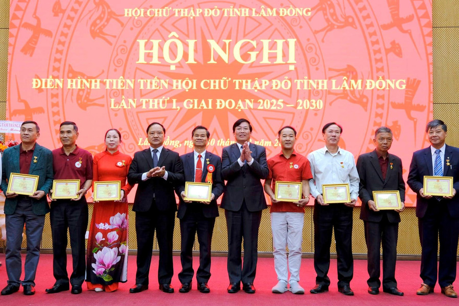Hội Chữ thập đỏ Lâm Đồng trợ giúp gần 7 triệu lượt người giai đoạn 2020 - 2025