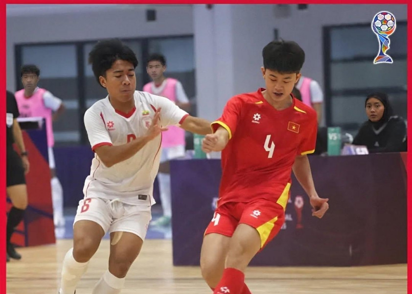 Ngược dòng cảm xúc: Myanmar hạ U16 futsal Việt Nam giành huy chương Đồng lịch sử