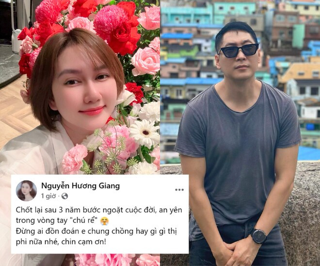 Diễn viên Hương Giang chính thức công khai diện mạo ông xã hơn 11 tuổi