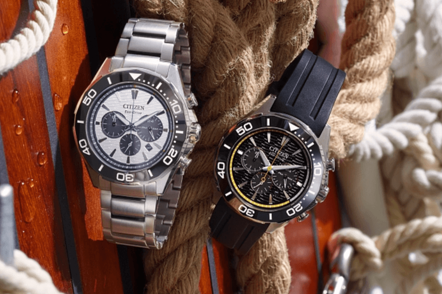 Citizen giới thiệu hai mẫu Eco-Drive Chronograph mới với thiết kế góc cạnh hiện đại