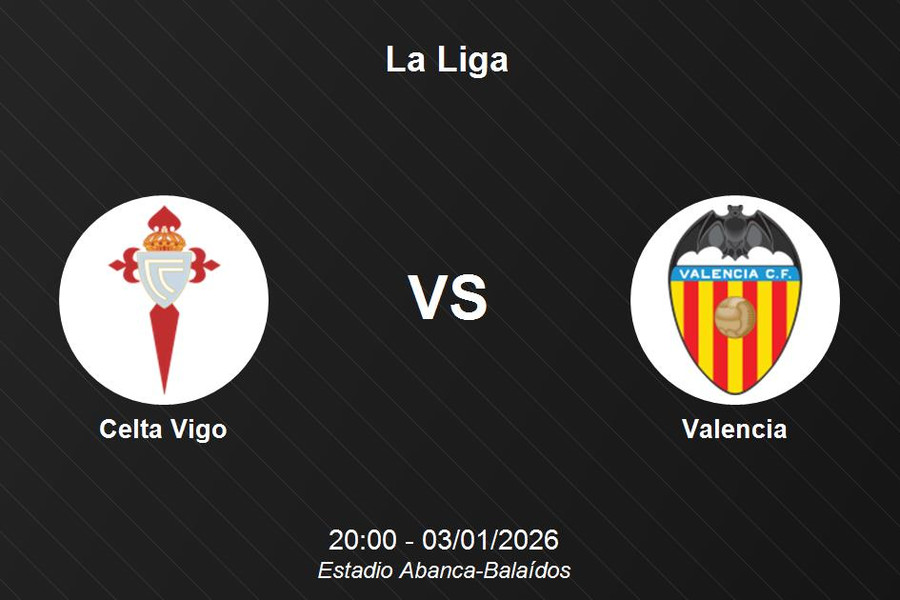 Nhận định Celta Vigo vs Valencia - La Liga: Cơ hội bứt phá của đội chủ nhà